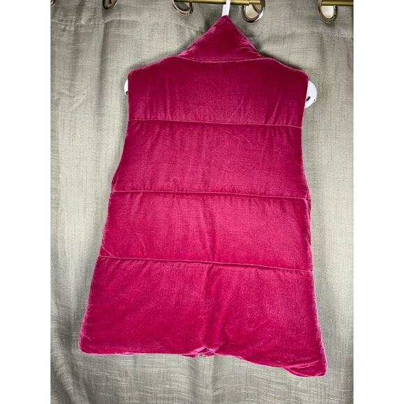 Dylan Puffer Vest Velvet Fuchsia Rare Women’s Size Small S USED - Picture 3 of 6